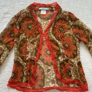 Marciano silk top size xs